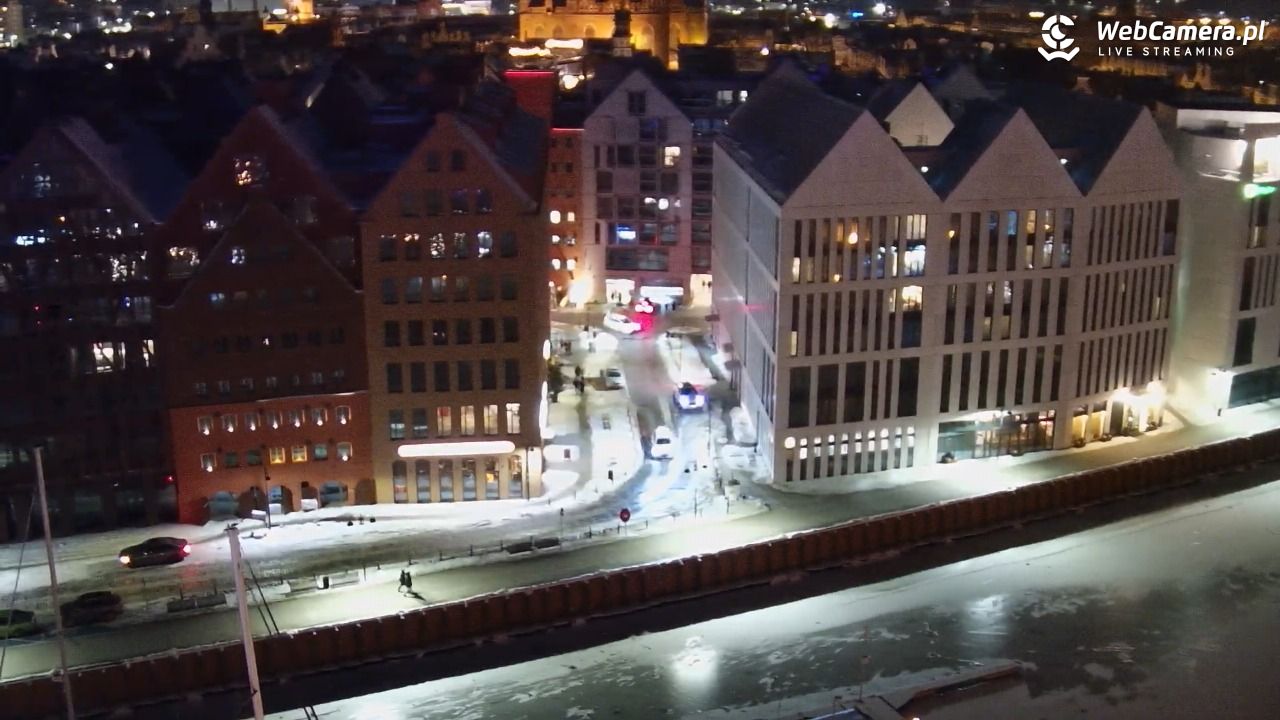 GDAŃSK - widok na Stare Miasto - 30 styczeń 2026, 19:54