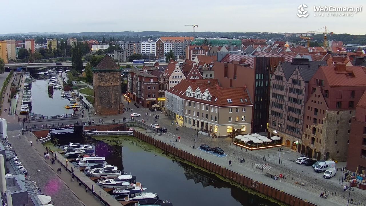 GDAŃSK - widok na Stare Miasto - 19 lipiec 2026, 20:41