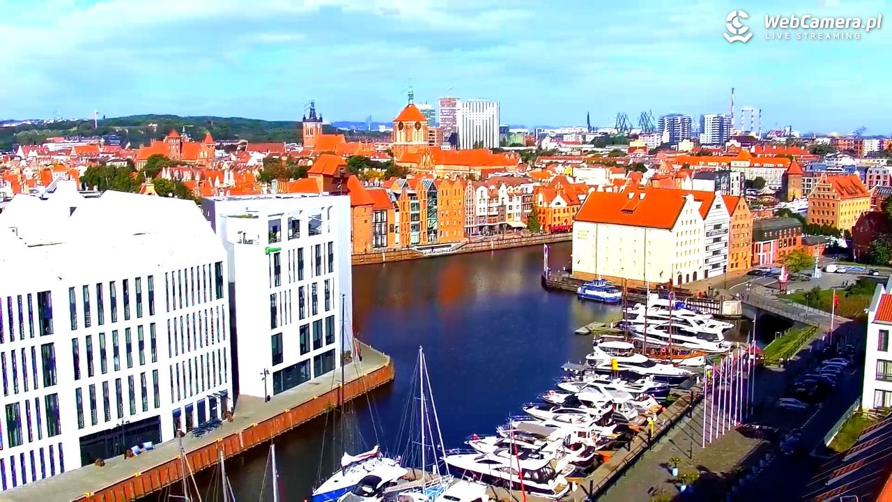 GDAŃSK - widok na Stare Miasto - 15 wresień 2025, 10:01