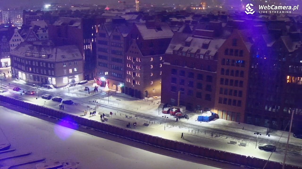 GDAŃSK - widok na Stare Miasto - 07 luty 2026, 18:24