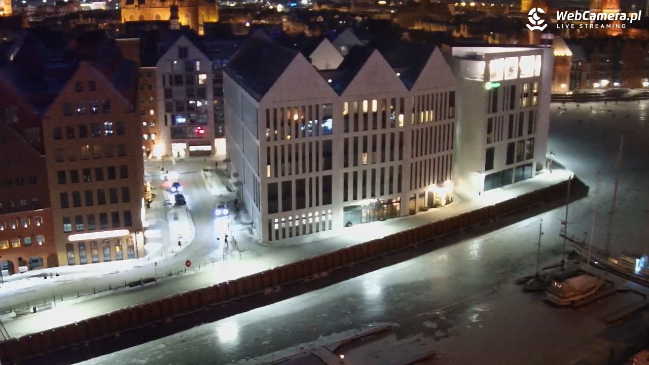 GDAŃSK - widok na Stare Miasto - 02 luty 2026, 20:19