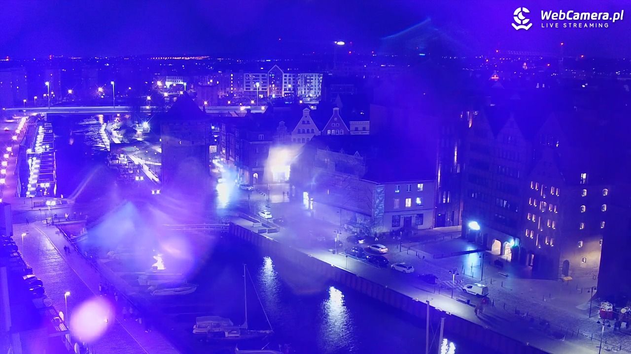 GDAŃSK - widok na Stare Miasto - 25 kwiecień 2026, 22:38