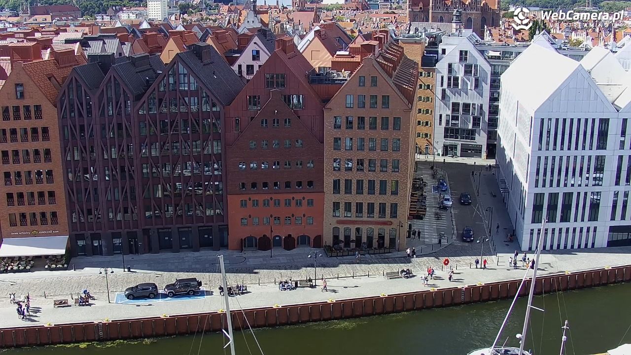 GDAŃSK - widok na Stare Miasto - 06 wresień 2026, 13:03