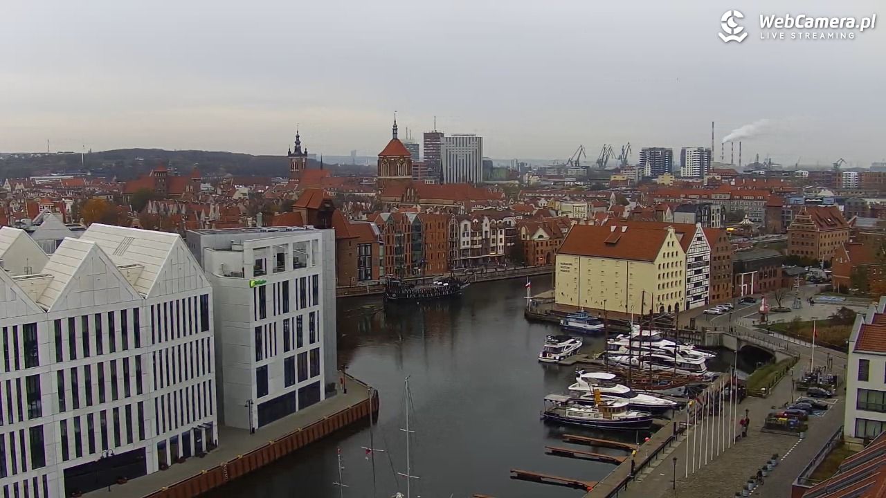 GDAŃSK - widok na Stare Miasto - 12 listopad 2025, 15:03