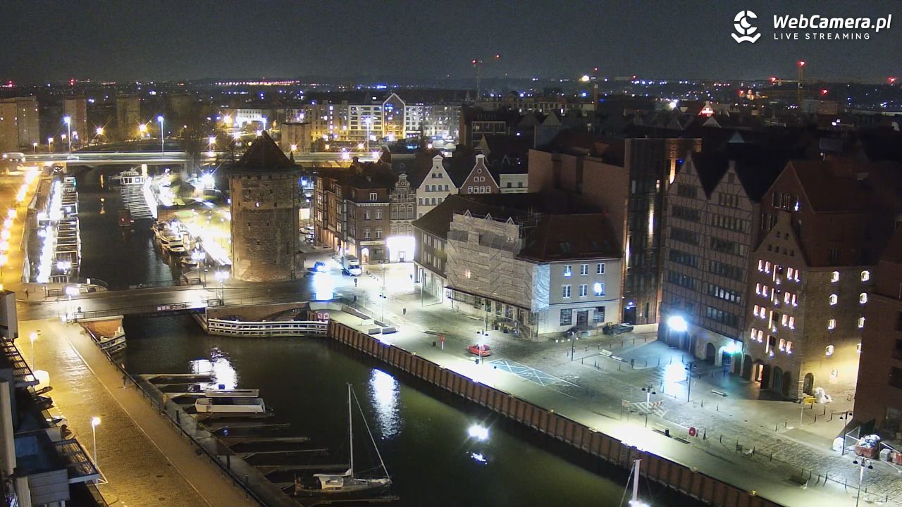 GDAŃSK - widok na Stare Miasto - 25 marzec 2026, 04:04