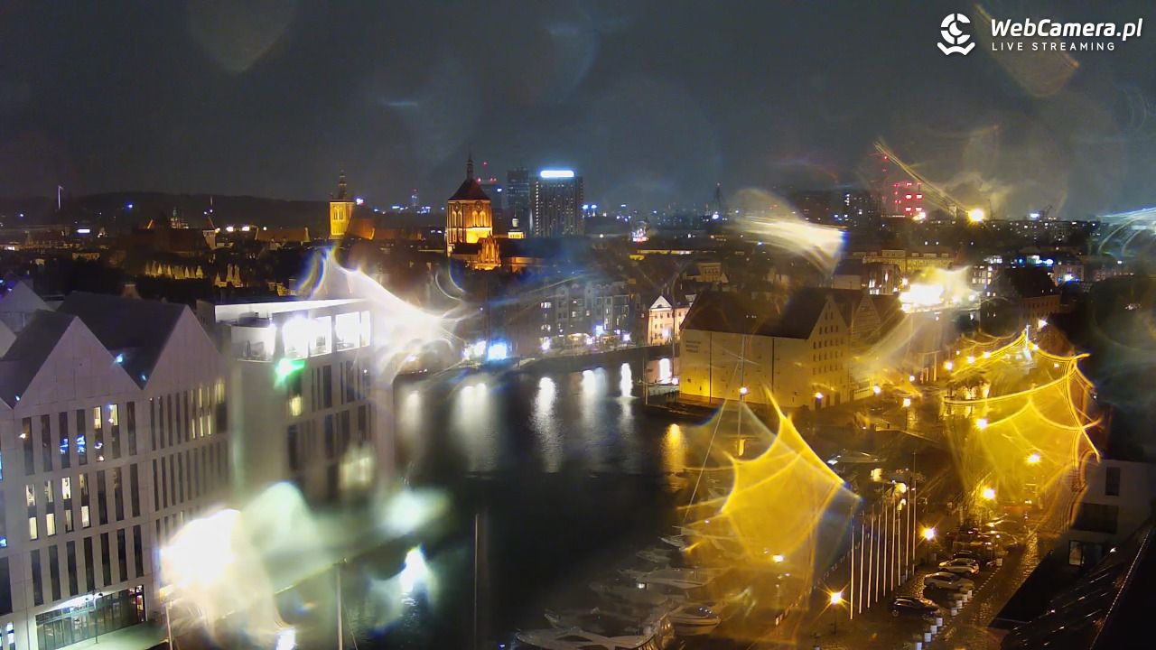 GDAŃSK - widok na Stare Miasto - 08 październik 2026, 19:37