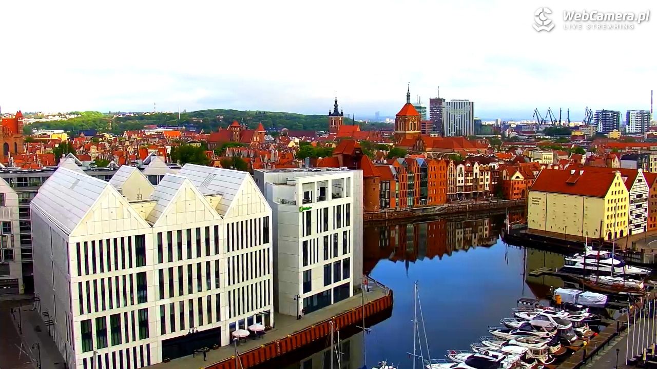 GDAŃSK - widok na Stare Miasto - 16 maj 2026, 06:53