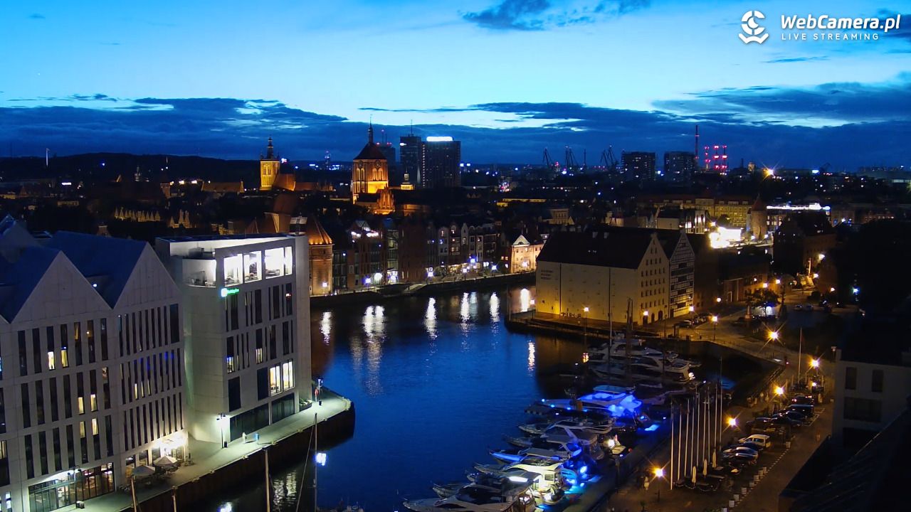 GDAŃSK - widok na Stare Miasto - 13 czerwiec 2026, 22:37