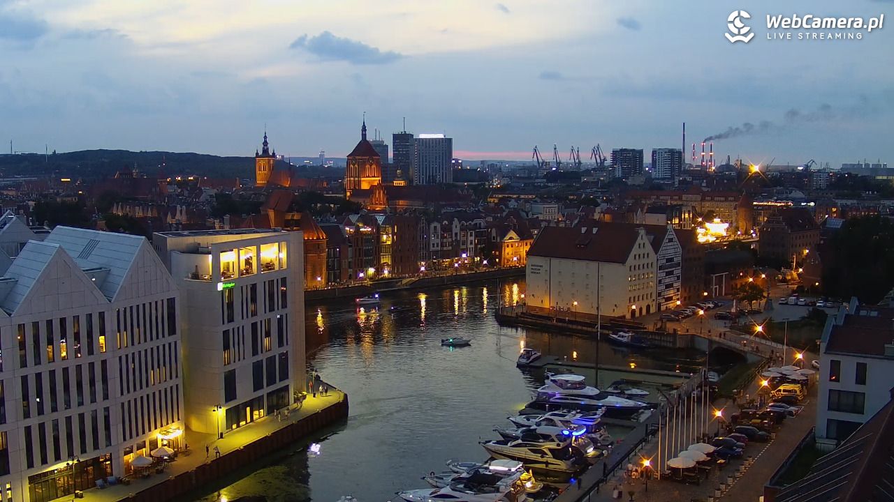 GDAŃSK - widok na Stare Miasto - 20 czerwiec 2026, 22:01
