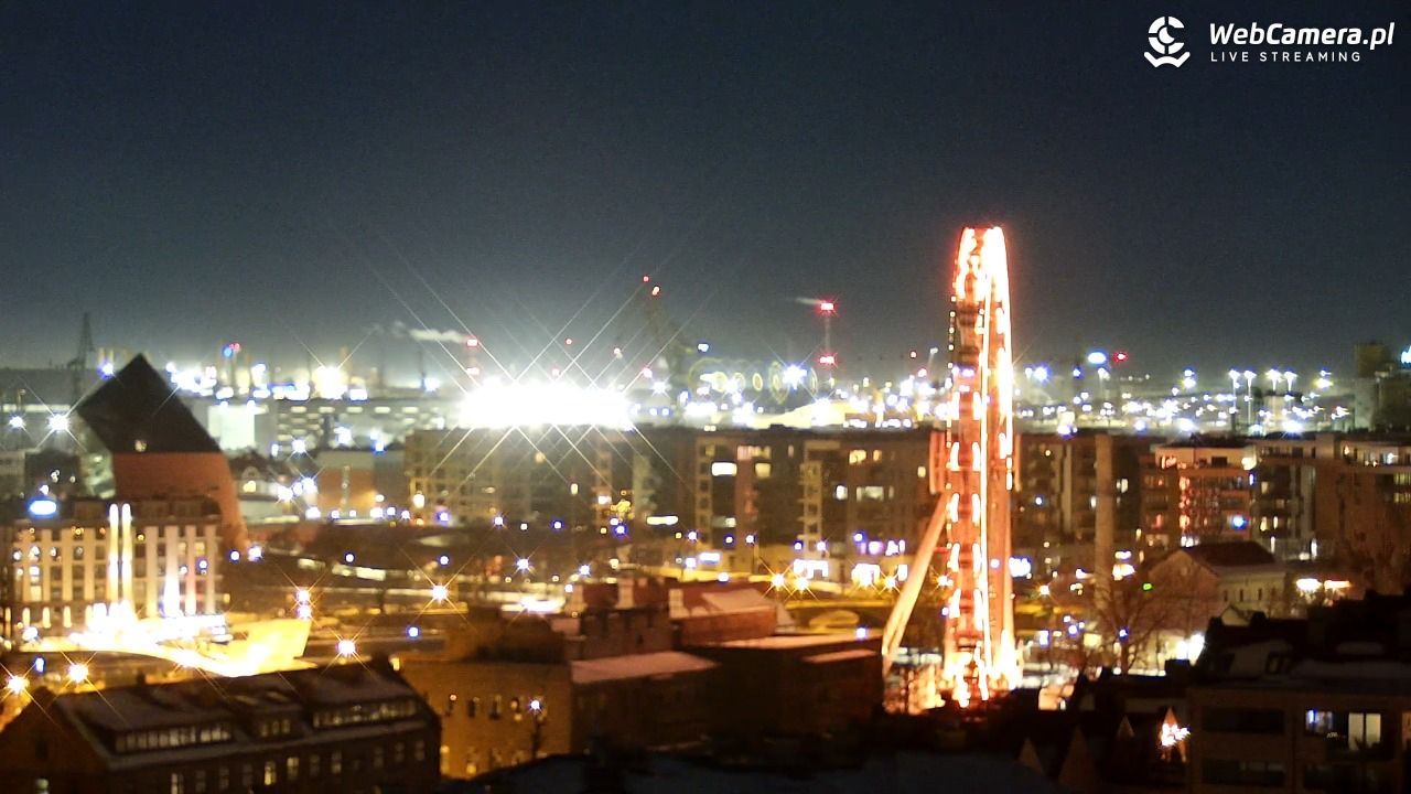 GDAŃSK - widok na Stare Miasto - 02 luty 2026, 19:24