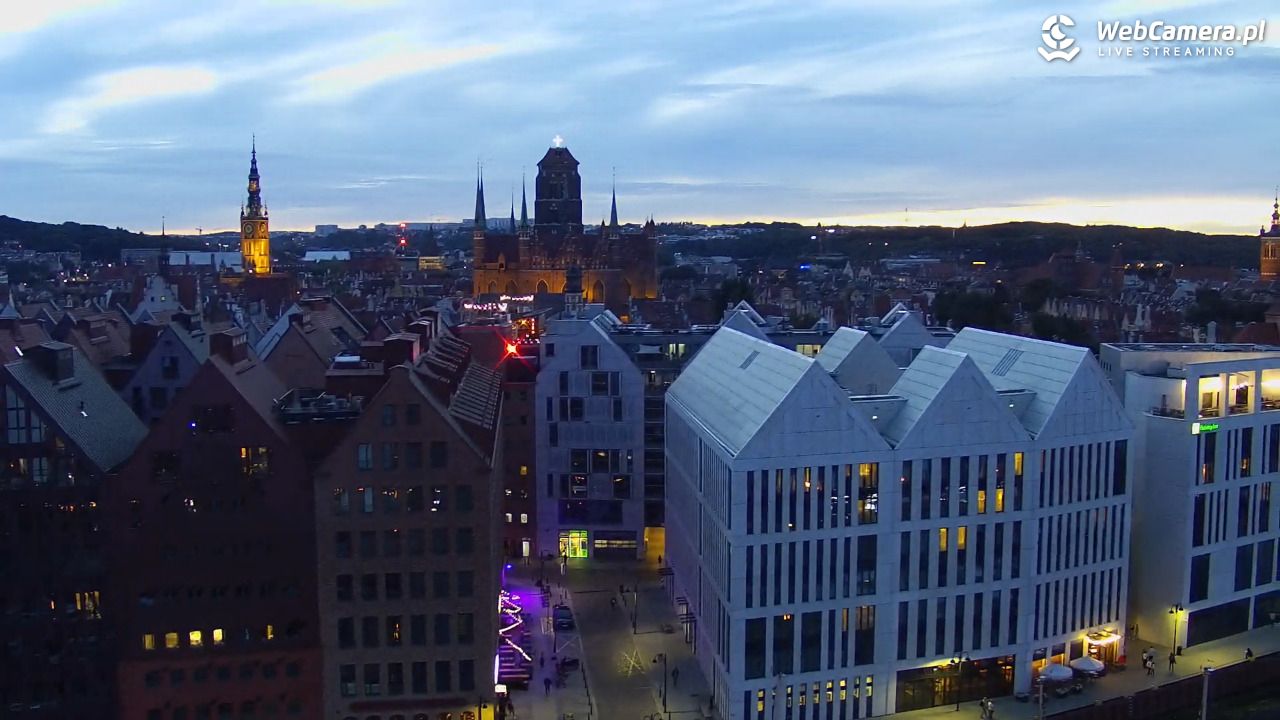GDAŃSK - widok na Stare Miasto - 02 wresień 2026, 19:54