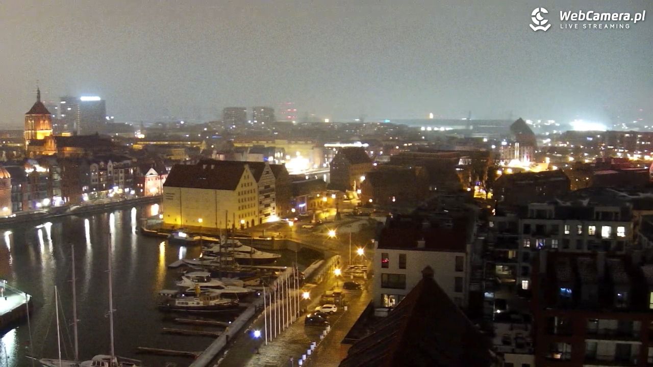 GDAŃSK - widok na Stare Miasto - 05 styczeń 2026, 18:23