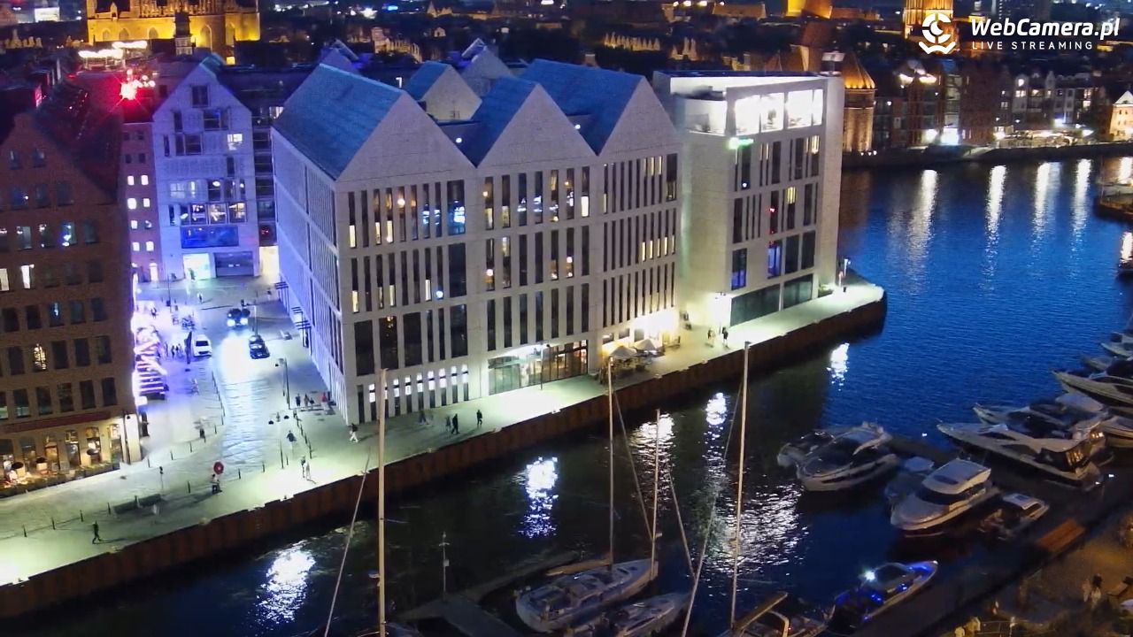 GDAŃSK - widok na Stare Miasto - 25 sierpień 2026, 20:46