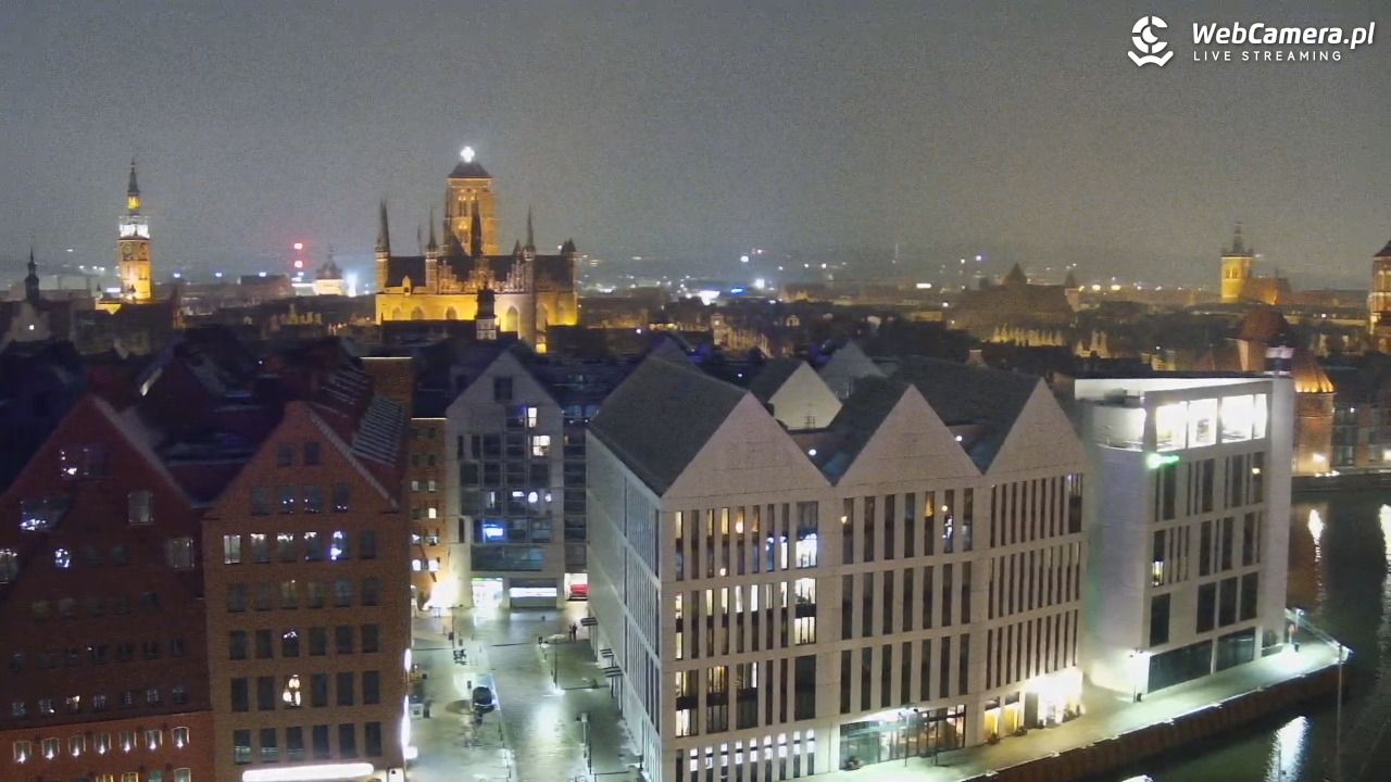 GDAŃSK - widok na Stare Miasto - 05 styczeń 2026, 20:27