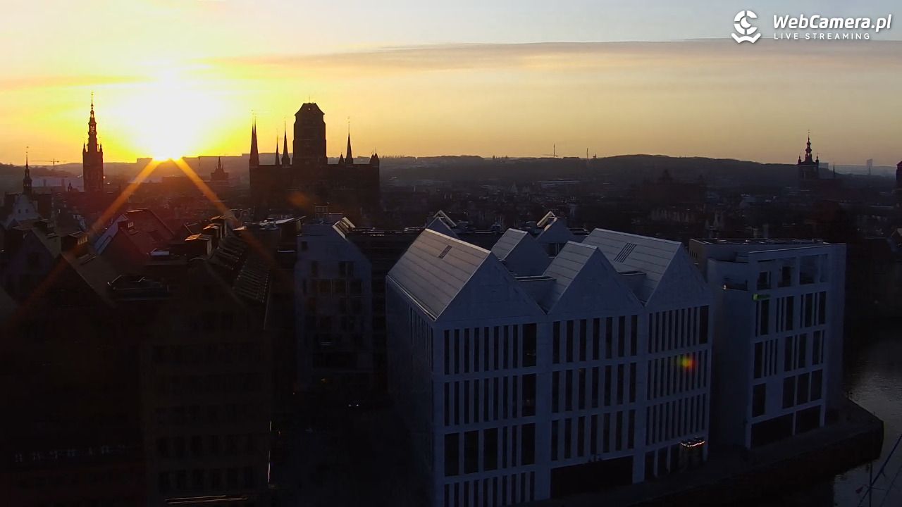 GDAŃSK - widok na Stare Miasto - 29 marzec 2026, 19:02