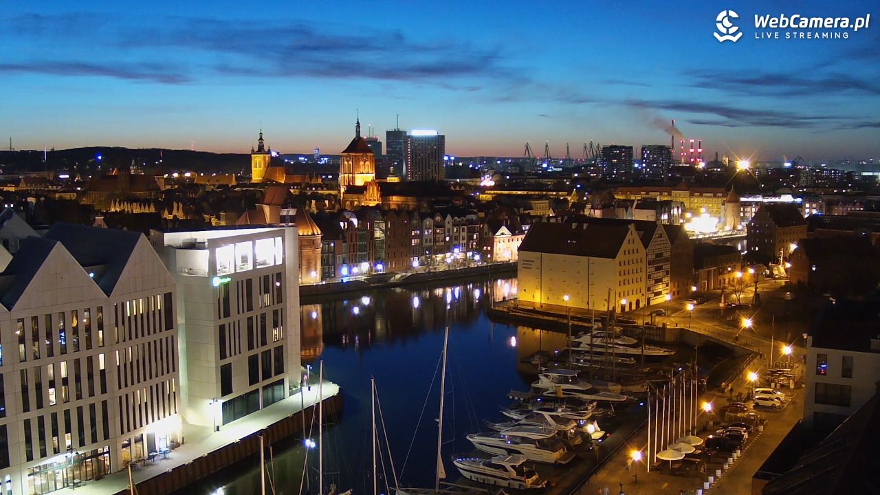 GDAŃSK - widok na Stare Miasto - 30 kwiecień 2026, 21:29