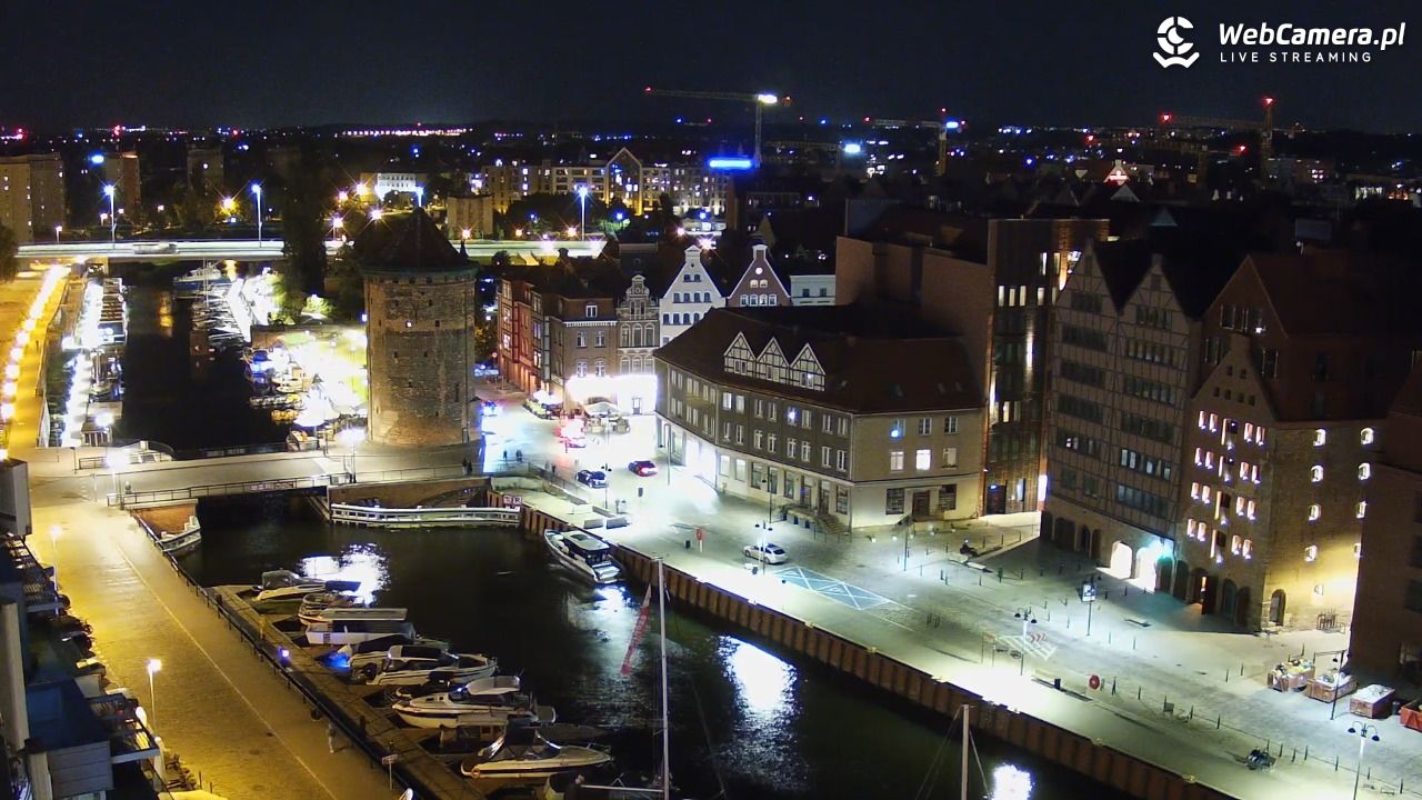 GDAŃSK - widok na Stare Miasto - 24 sierpień 2025, 23:16