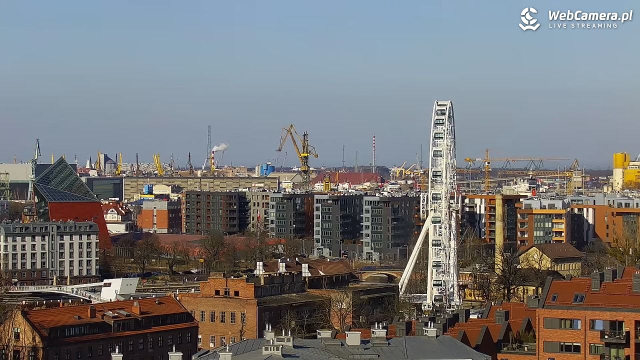 GDAŃSK - widok na Stare Miasto - 03 marzec 2026, 14:06