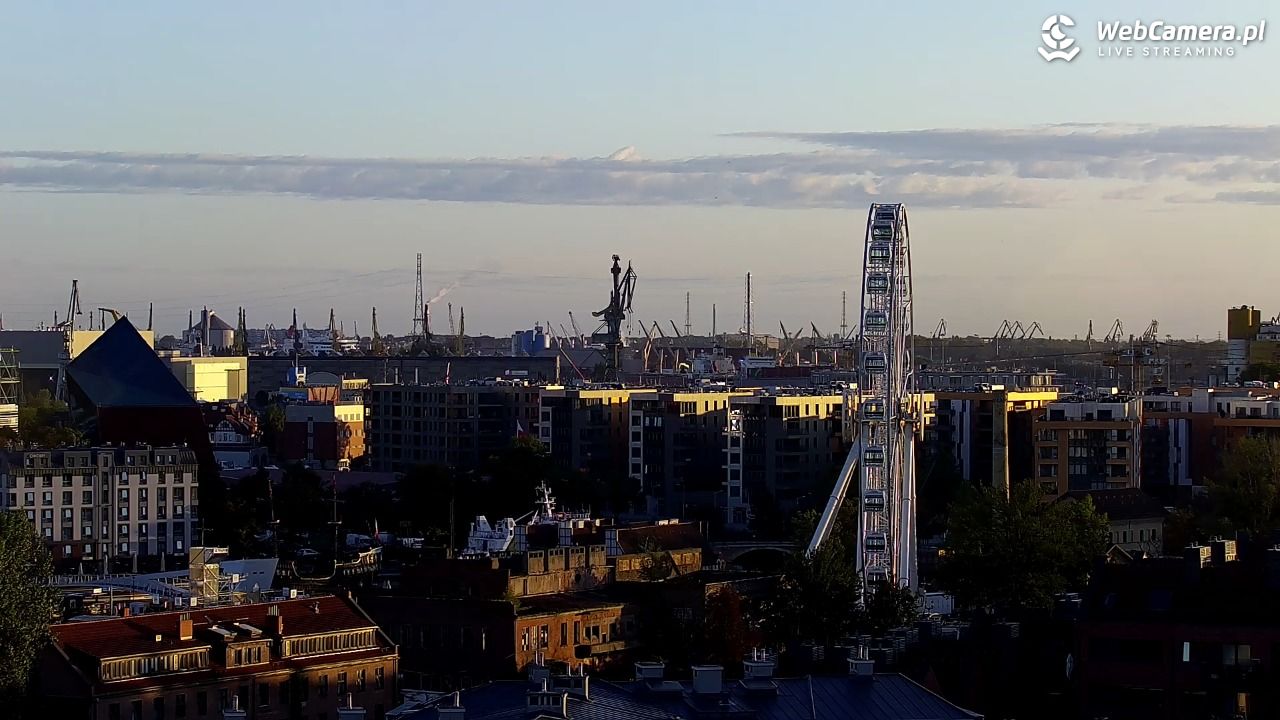 GDAŃSK - widok na Stare Miasto - 12 sierpień 2026, 05:55