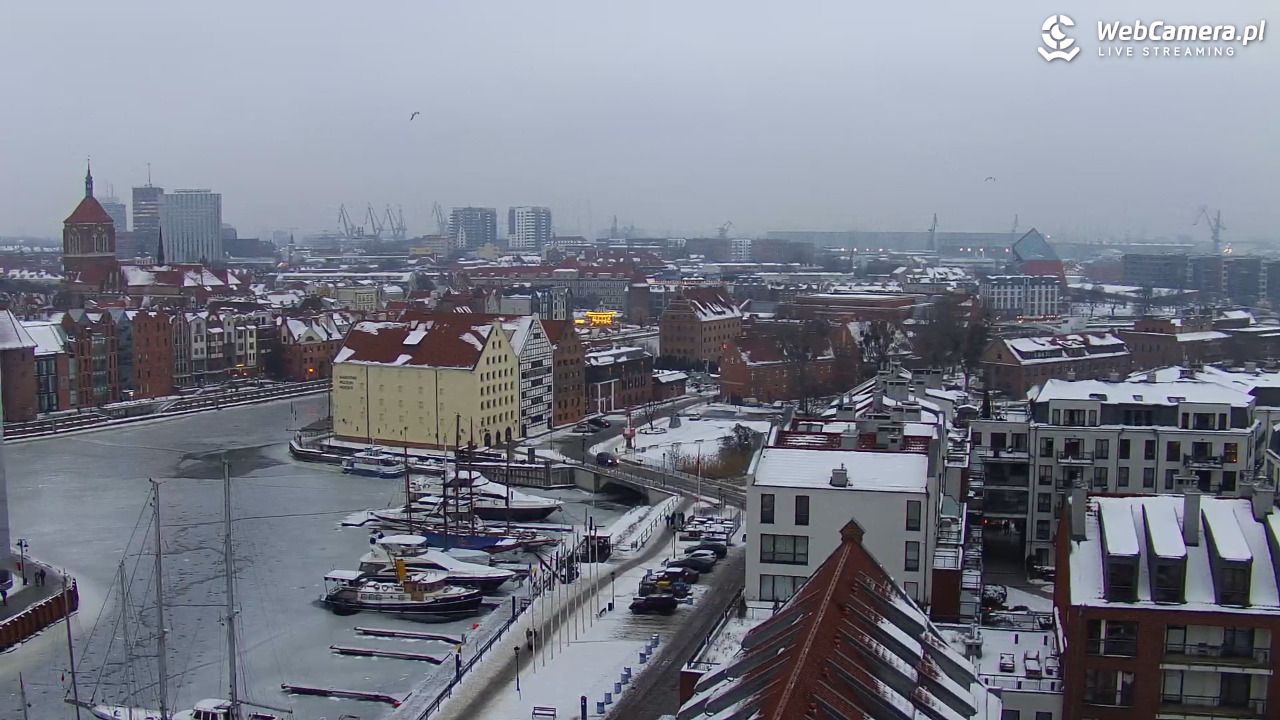 GDAŃSK - widok na Stare Miasto - 26 styczeń 2026, 15:39