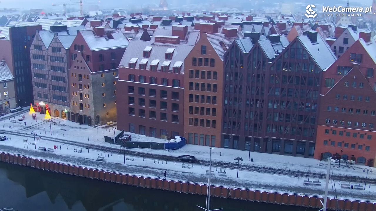 GDAŃSK - widok na Stare Miasto - 06 styczeń 2026, 07:49