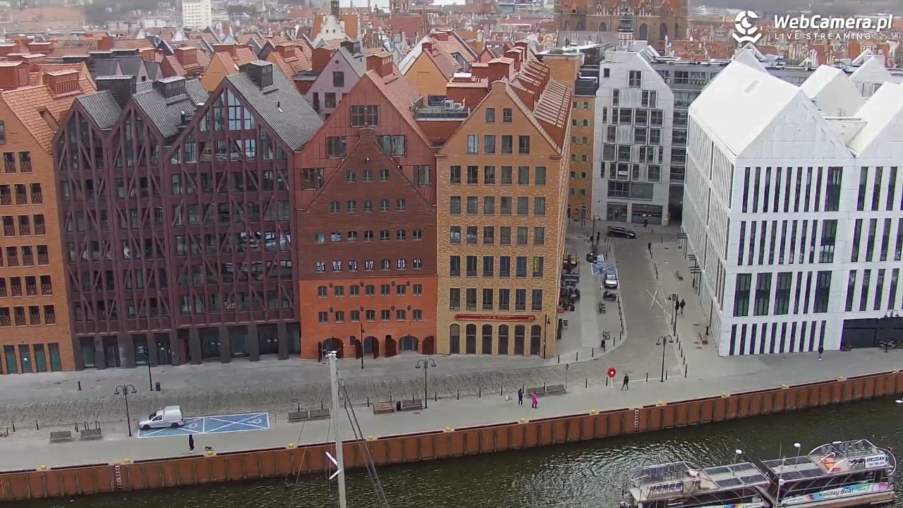 GDAŃSK - widok na Stare Miasto - 06 kwiecień 2026, 17:45