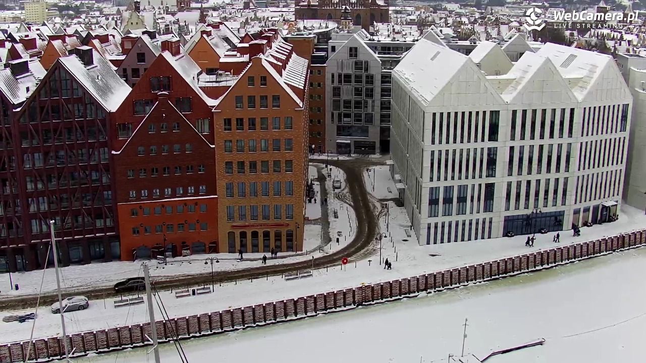 GDAŃSK - widok na Stare Miasto - 08 luty 2026, 10:09