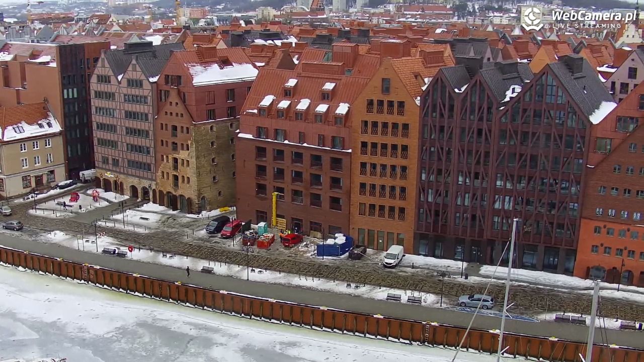 GDAŃSK - widok na Stare Miasto - 23 luty 2026, 08:19