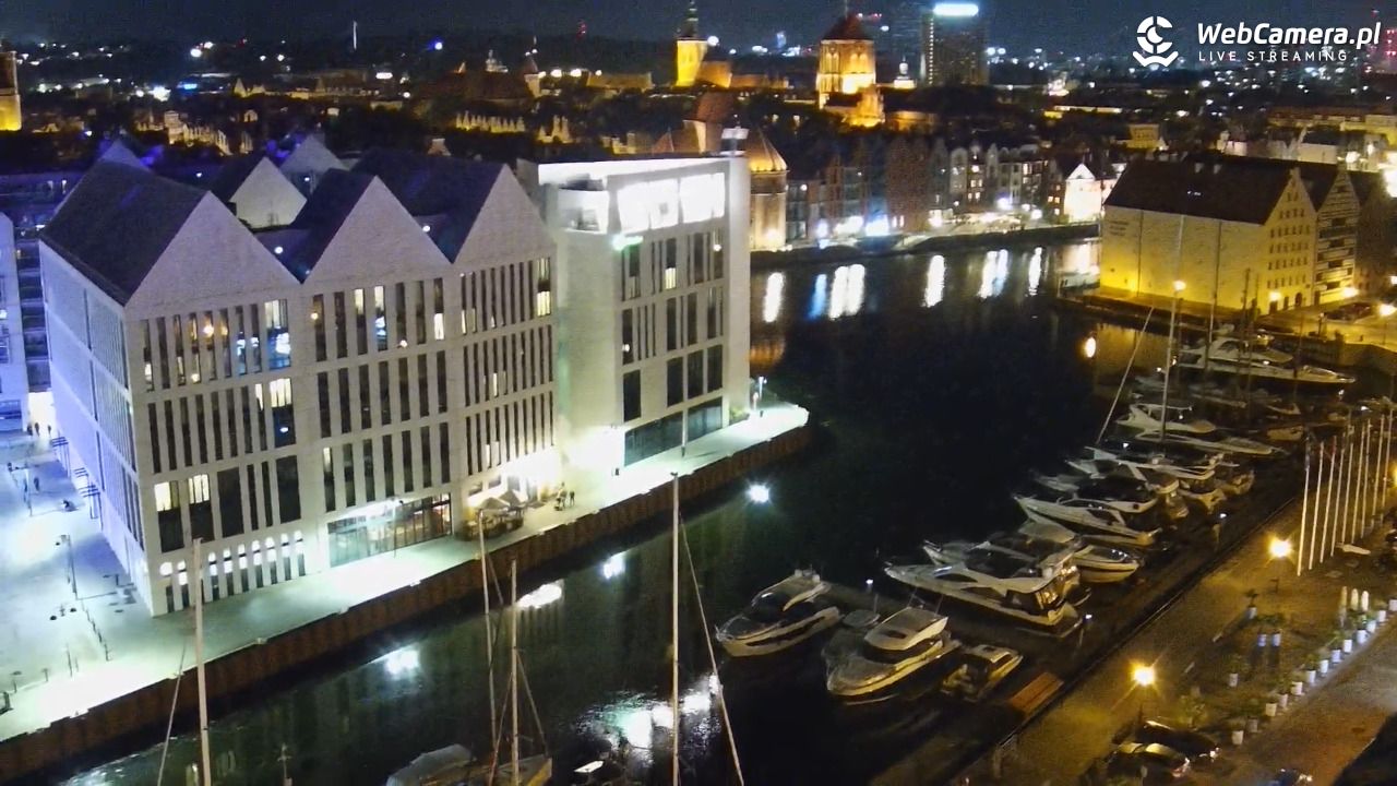 GDAŃSK - widok na Stare Miasto - 20 wresień 2026, 20:57