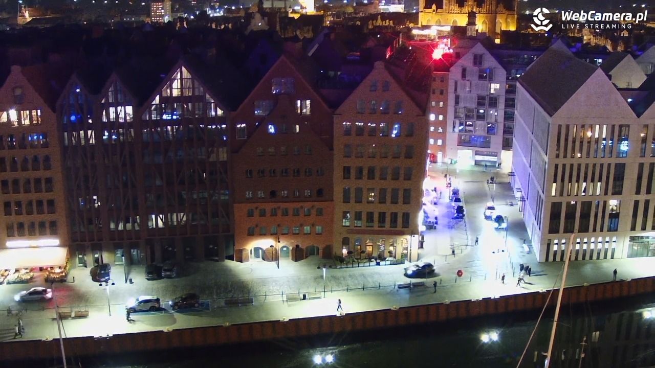 GDAŃSK - widok na Stare Miasto - 21 październik 2026, 19:08