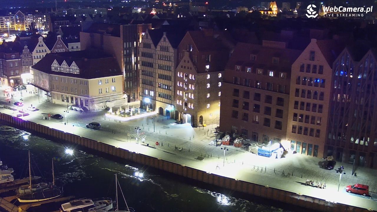 GDAŃSK - widok na Stare Miasto - 21 czerwiec 2026, 01:36