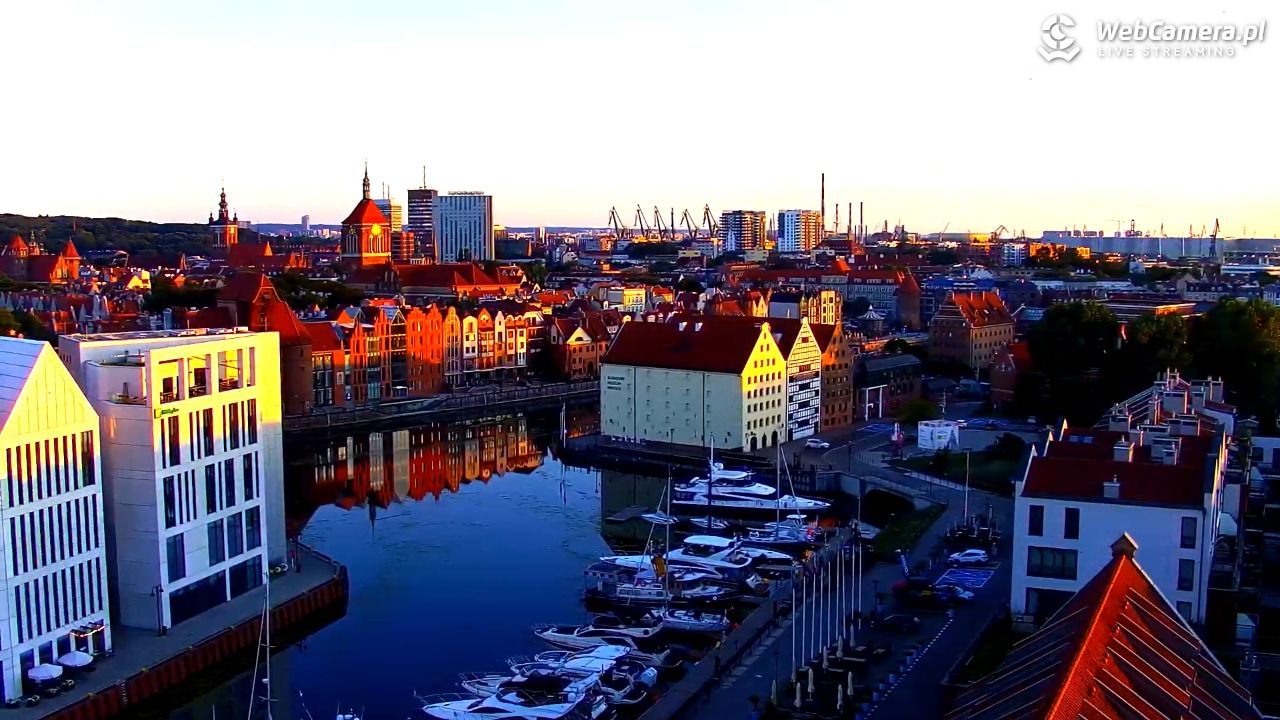 GDAŃSK - widok na Stare Miasto - 03 sierpień 2026, 05:22