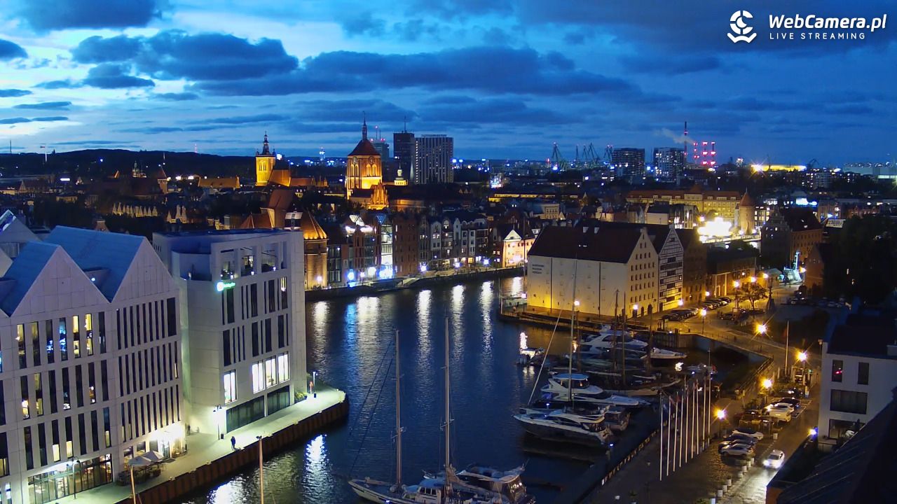 GDAŃSK - widok na Stare Miasto - 18 październik 2026, 16:23
