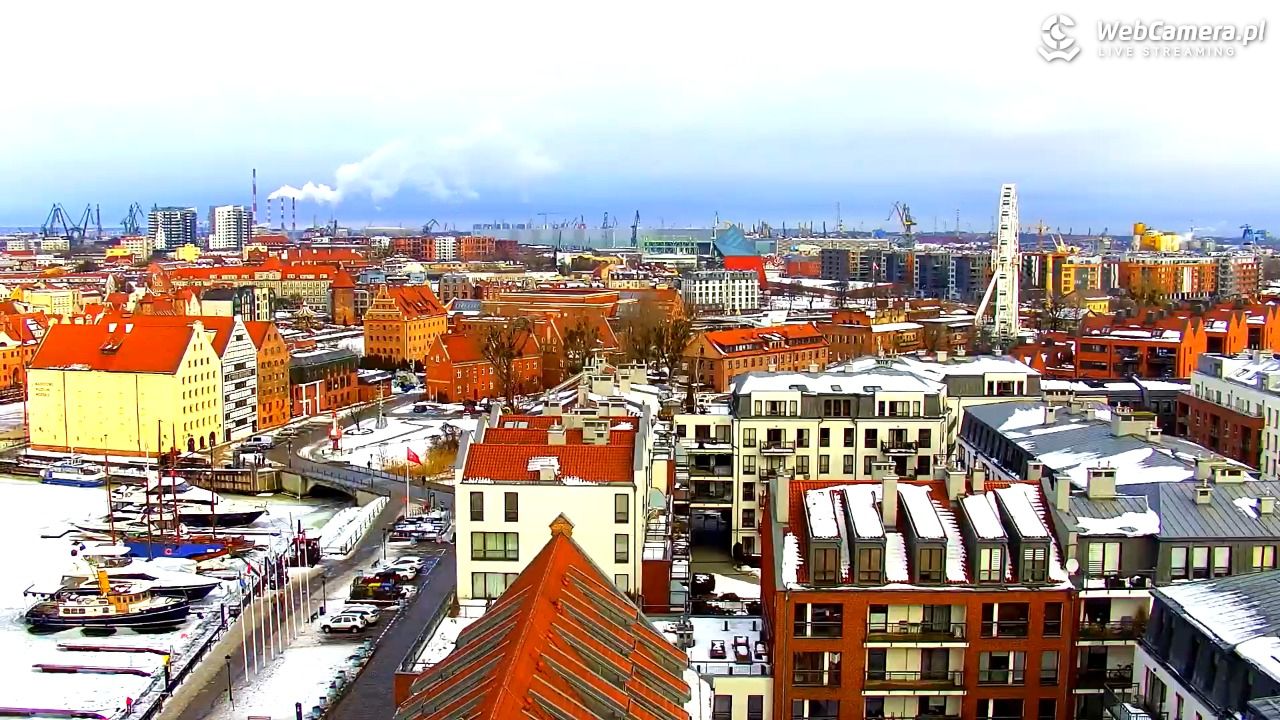 GDAŃSK - widok na Stare Miasto - 23 luty 2026, 09:38