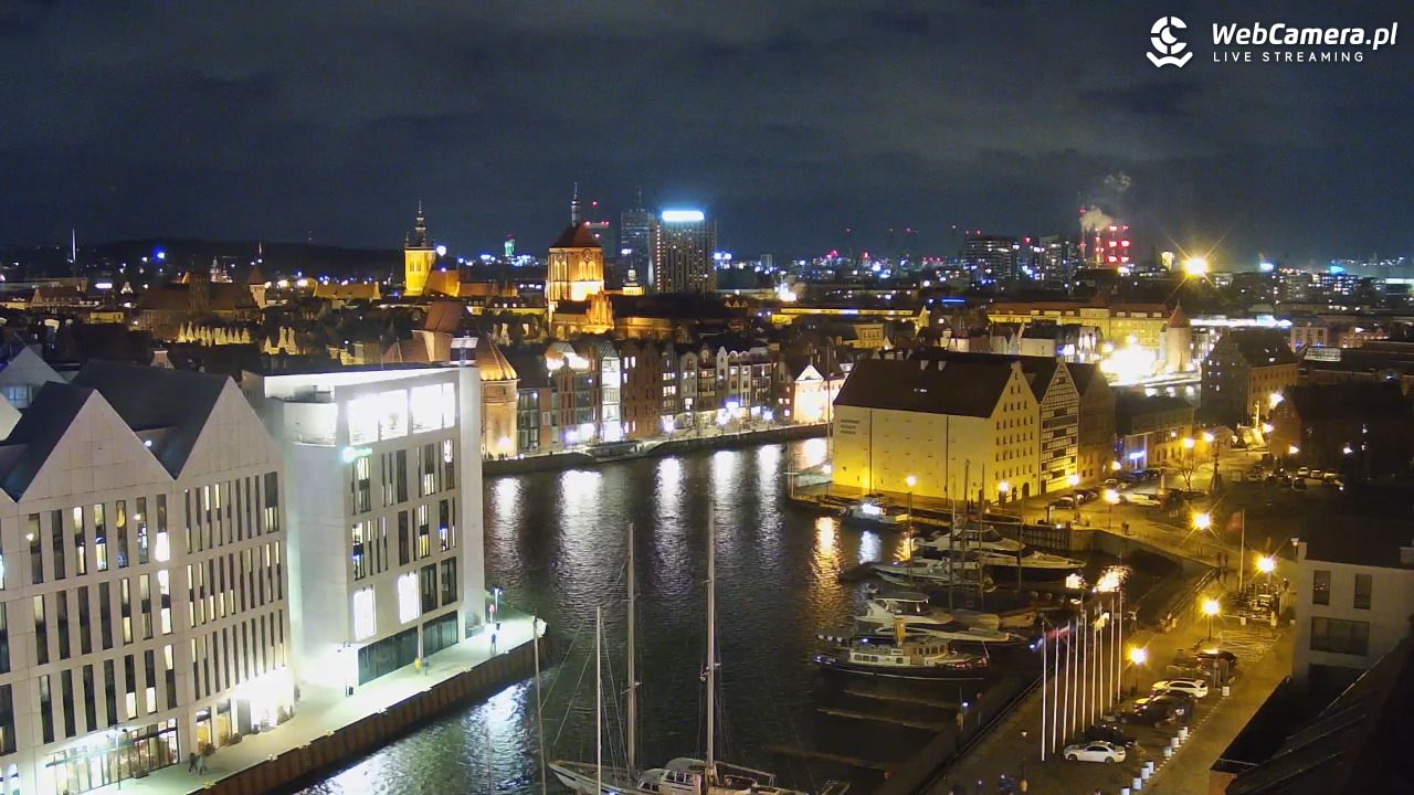 GDAŃSK - widok na Stare Miasto - 27 grudzień 2025, 19:55