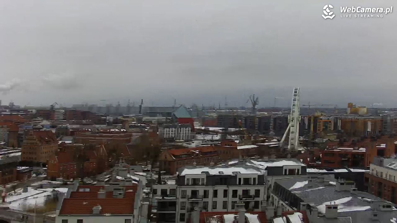 GDAŃSK - widok na Stare Miasto - 23 luty 2026, 13:09