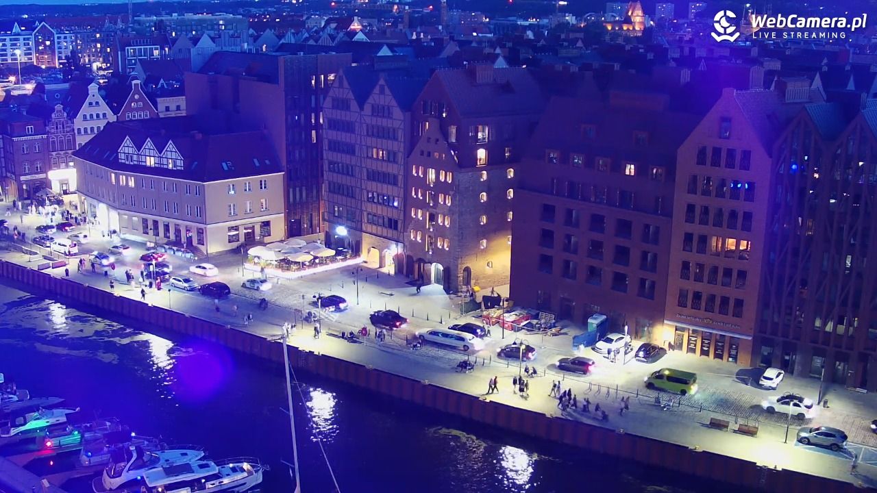 GDAŃSK - widok na Stare Miasto - 08 sierpień 2026, 21:16