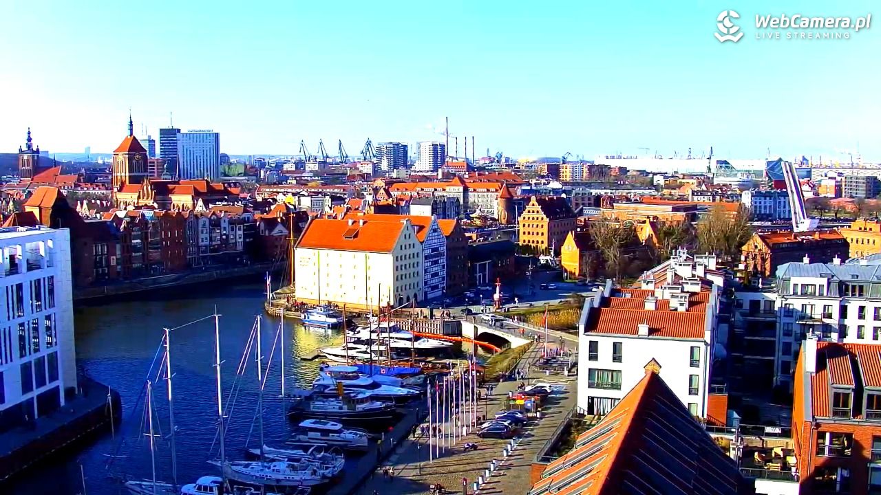 GDAŃSK - widok na Stare Miasto - 22 marzec 2026, 15:11