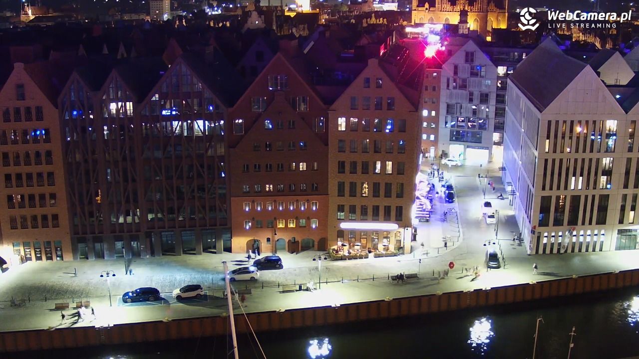 GDAŃSK - widok na Stare Miasto - 18 lipiec 2026, 22:37