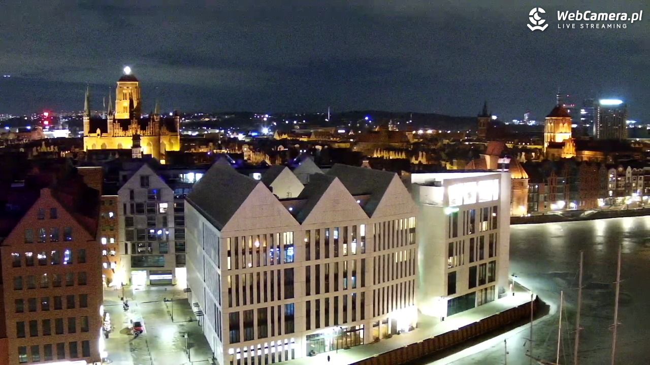 GDAŃSK - widok na Stare Miasto - 02 marzec 2026, 19:23