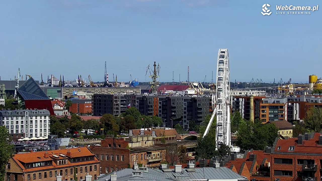 GDAŃSK - widok na Stare Miasto - 09 sierpień 2026, 11:36