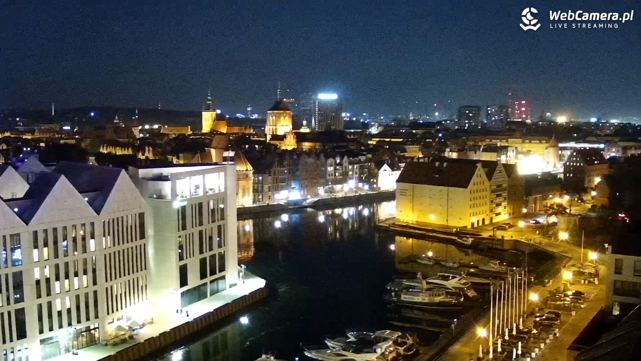 GDAŃSK - widok na Stare Miasto - 30 lipiec 2026, 22:53