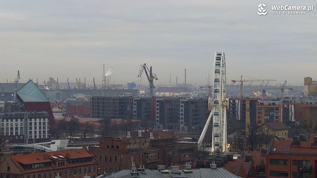 GDAŃSK - widok na Stare Miasto - 03 marzec 2026, 06:54