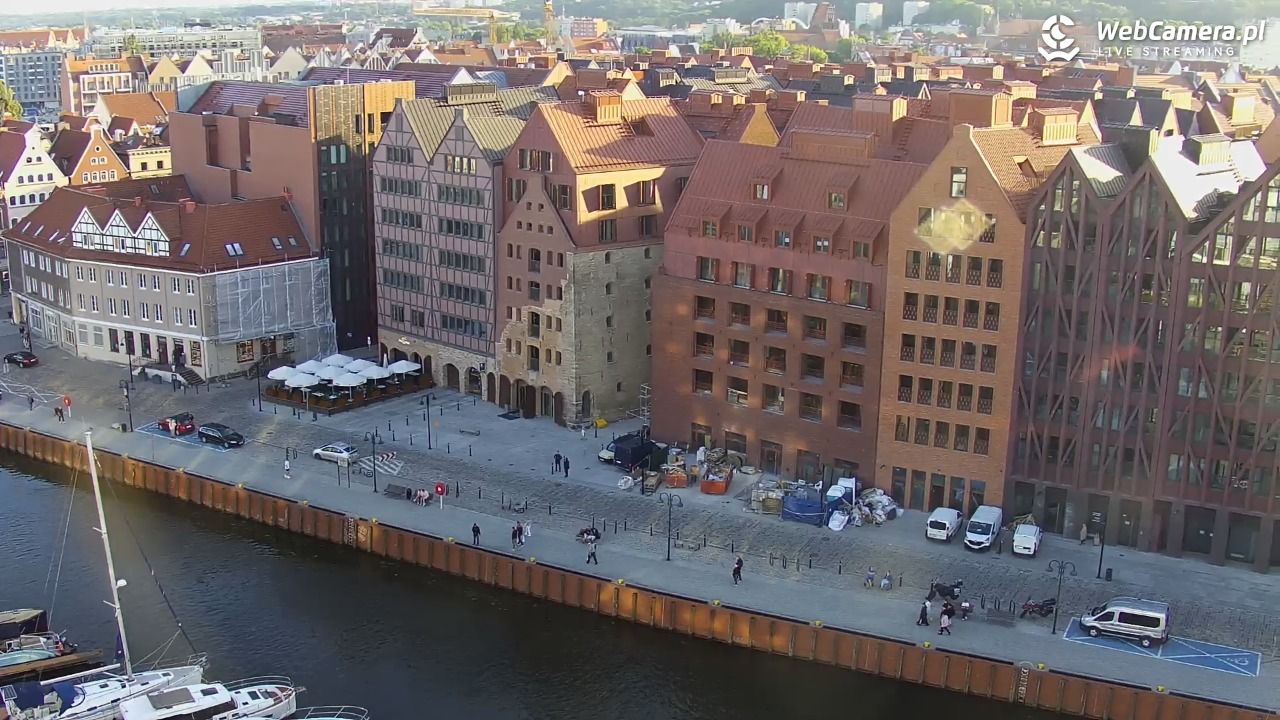 GDAŃSK - widok na Stare Miasto - 17 czerwiec 2026, 19:40