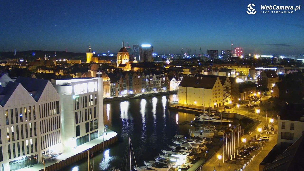 GDAŃSK - widok na Stare Miasto - 24 maj 2026, 23:00