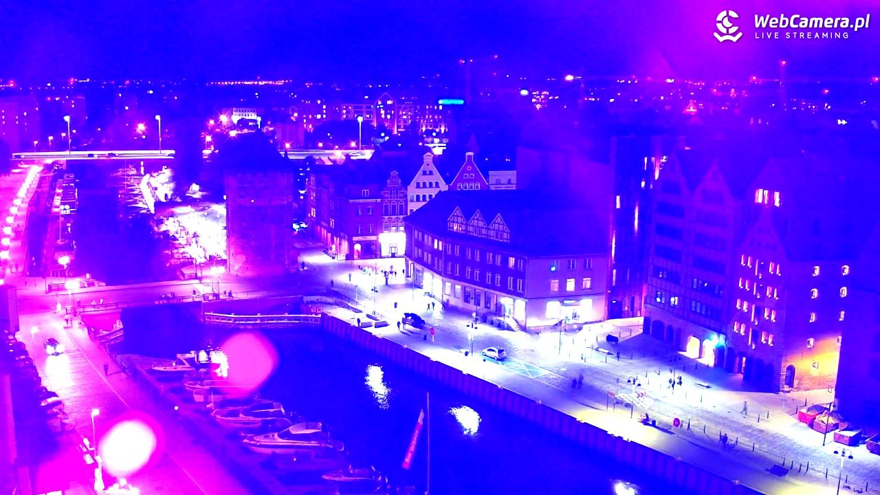 GDAŃSK - widok na Stare Miasto - 15 wresień 2025, 19:54