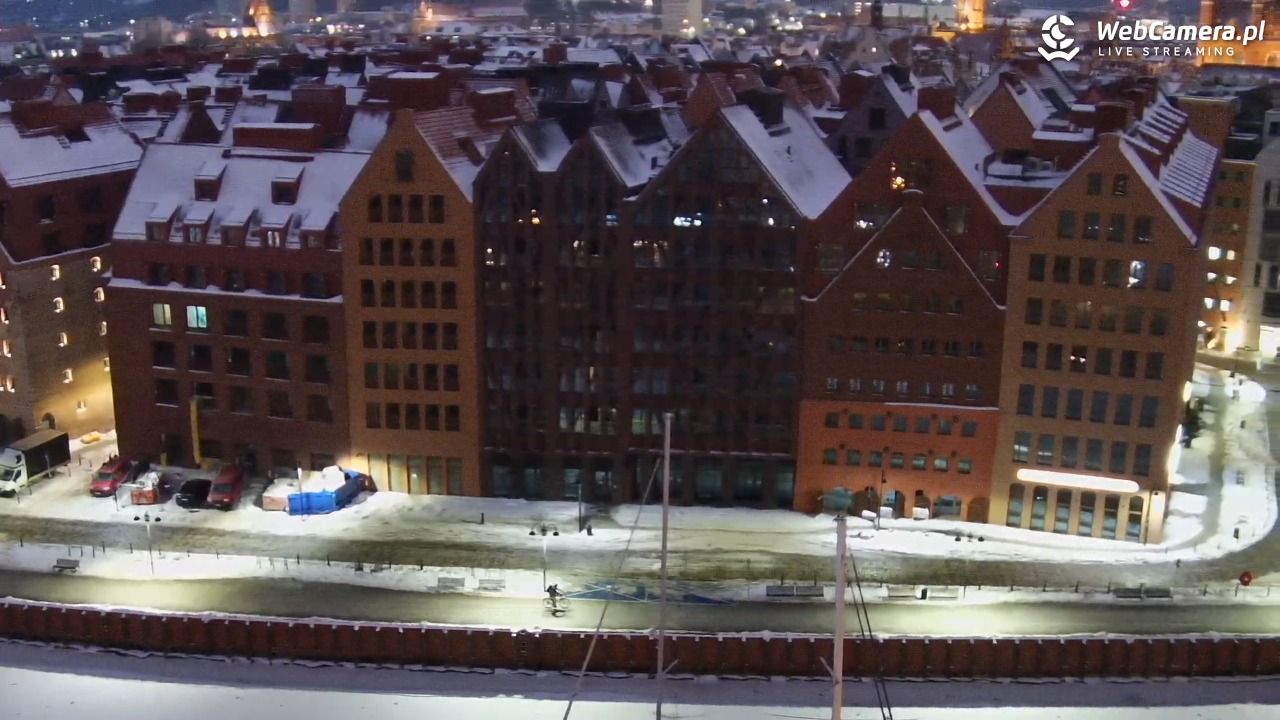 GDAŃSK - widok na Stare Miasto - 29 styczeń 2026, 07:03