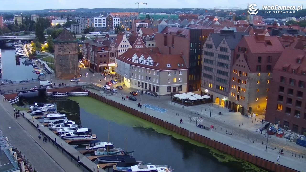 GDAŃSK - widok na Stare Miasto - 08 lipiec 2026, 21:34