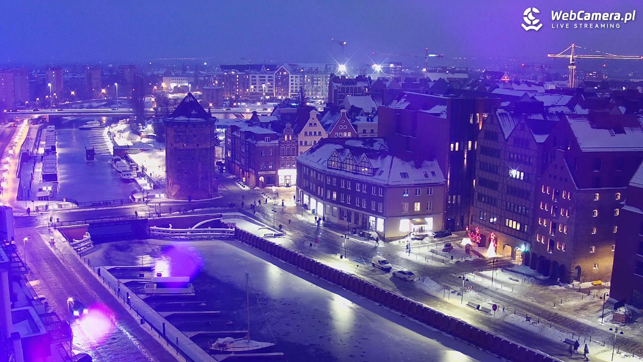 GDAŃSK - widok na Stare Miasto - 26 styczeń 2026, 16:50