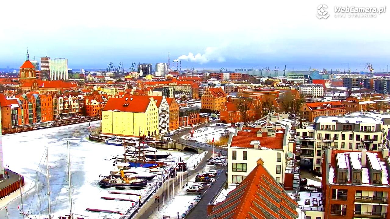 GDAŃSK - widok na Stare Miasto - 23 luty 2026, 09:38